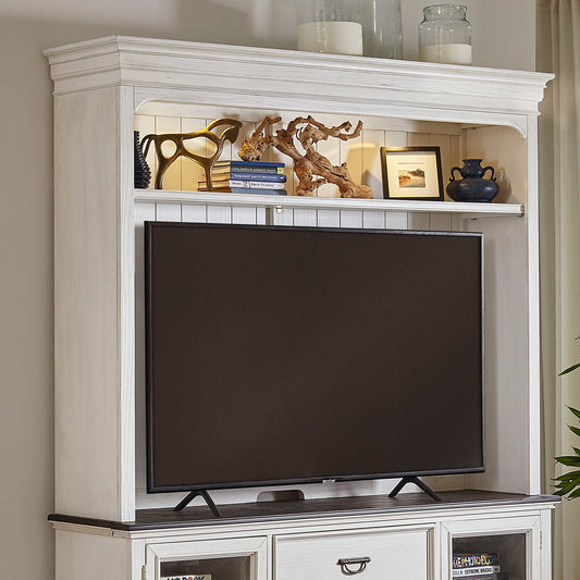 Allyson Park - Entertainment Hutch - White - Hornell Furniture Outlet