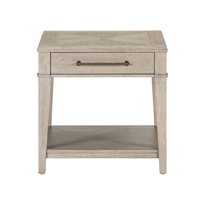 New Haven - End Table - Sanctuary White - Hornell Furniture Outlet