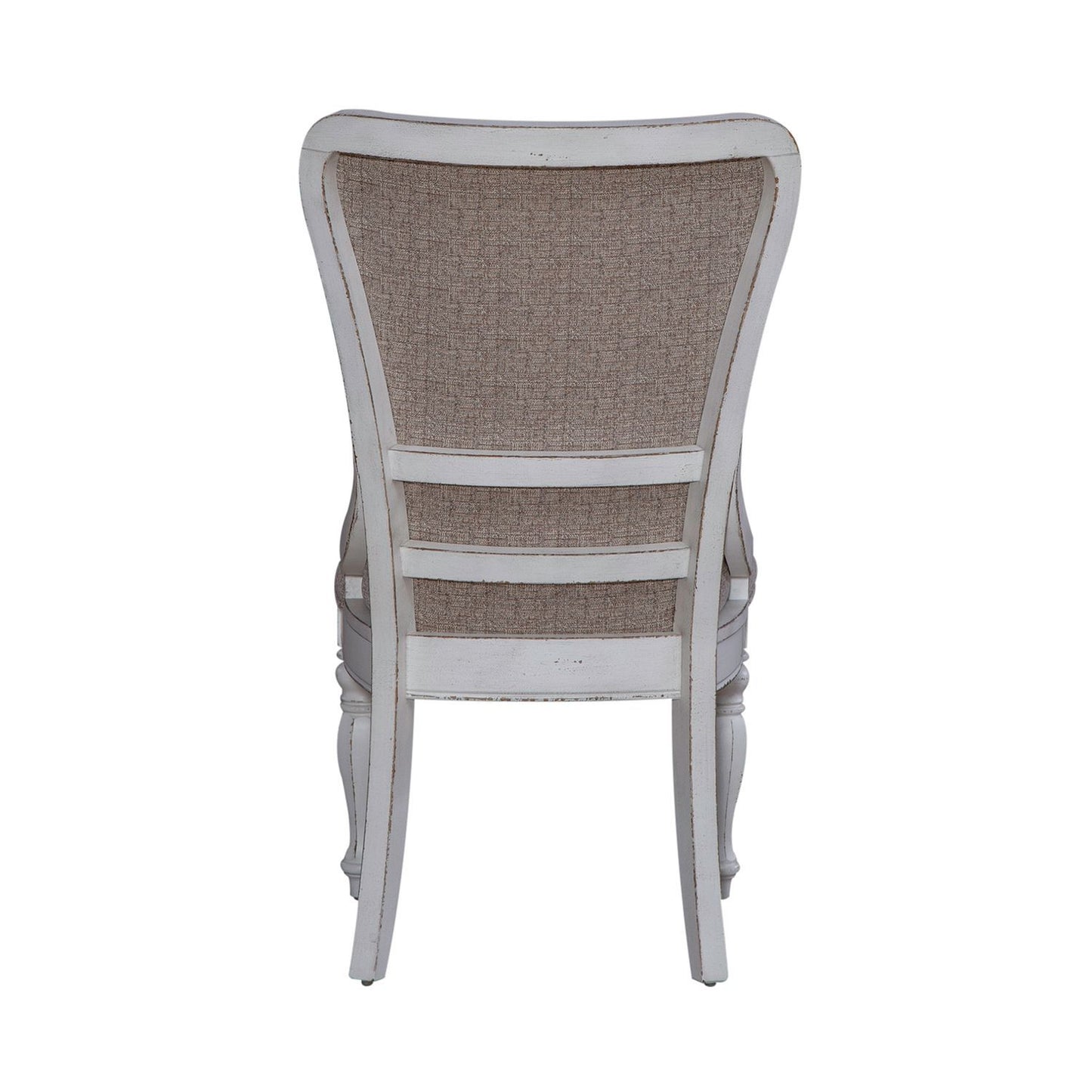 Magnolia Manor - Upholstered Wing Back Side Chair (RTA) - White - Hornell Furniture Outlet