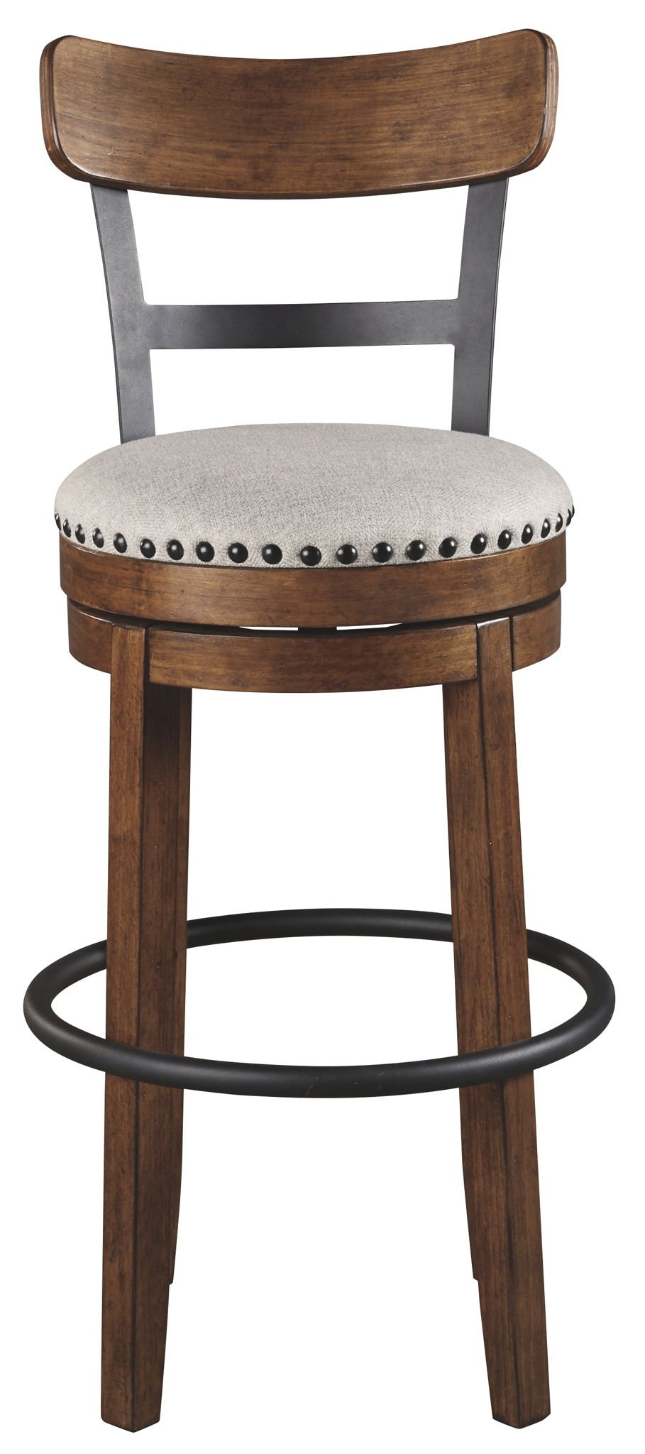 Valebeck - Tall Upholstered Swivel Barstool - Hornell Furniture Outlet