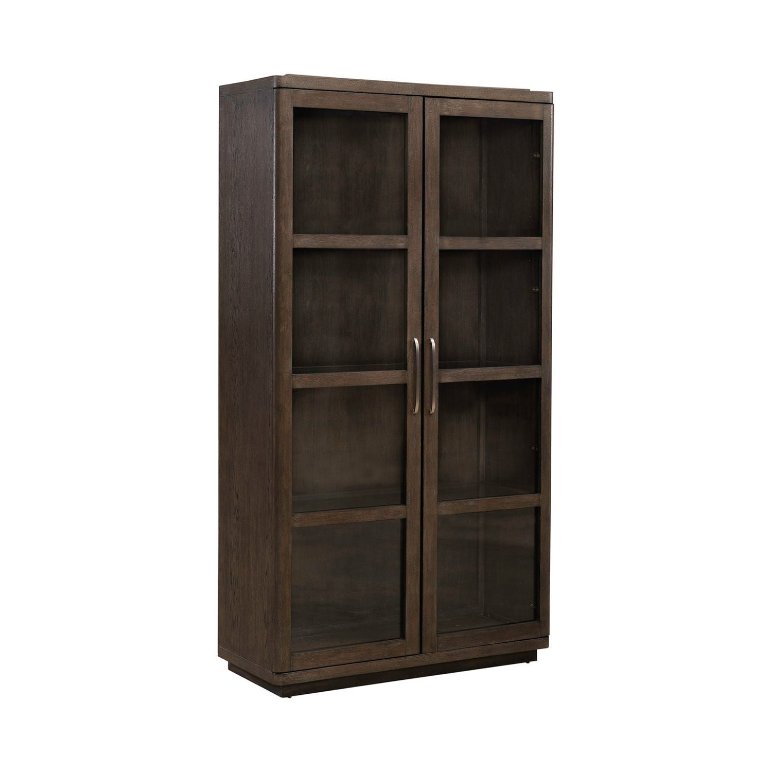 Cascade Falls - Display Cabinet - Satin Espresso - Hornell Furniture Outlet