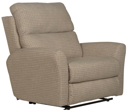 Justine - Lay Flat Extra Wide Recliner - Sandstone - Hornell Furniture Outlet