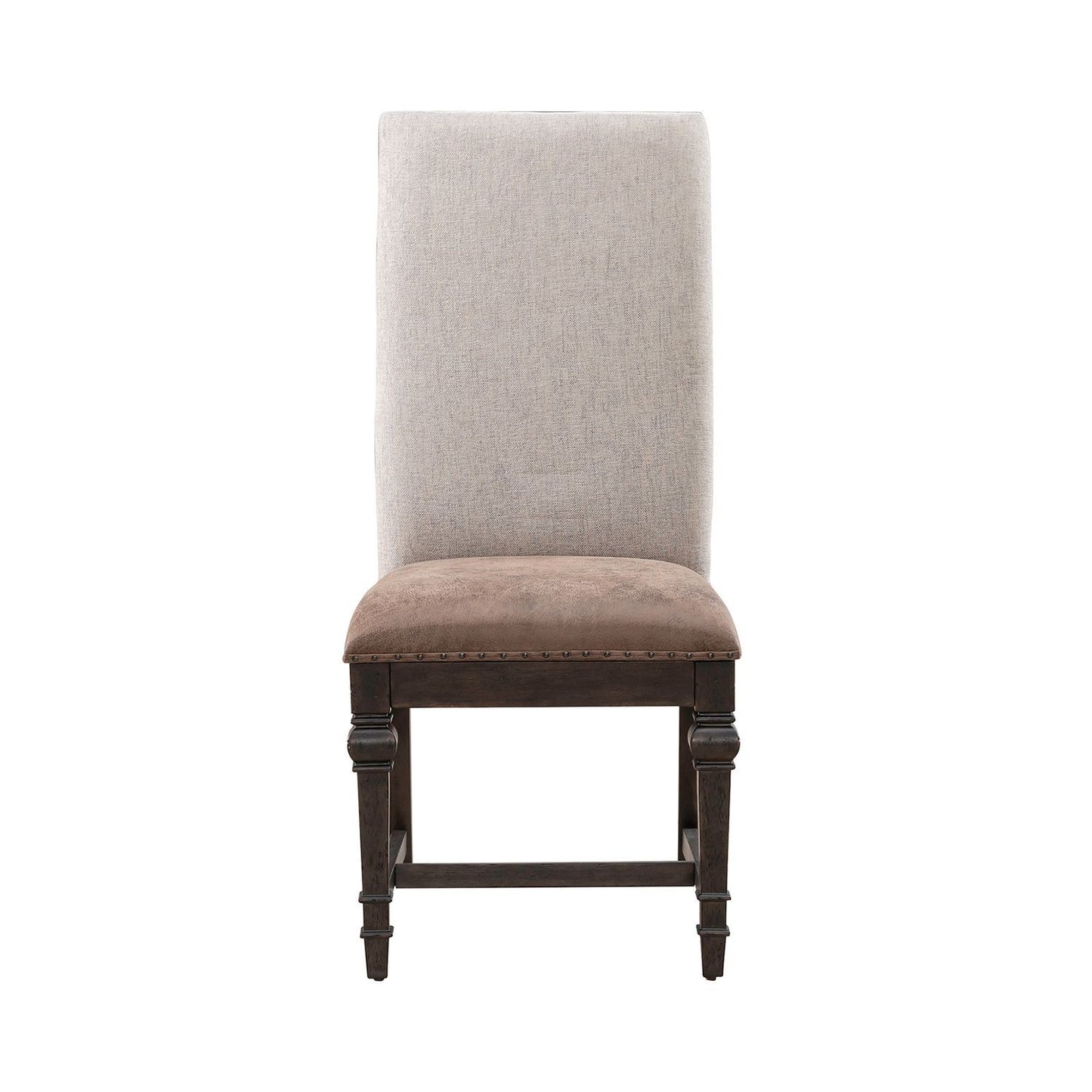 Paradise Valley - Upholstered Side Chair (RTA) - Dark Brown - Hornell Furniture Outlet