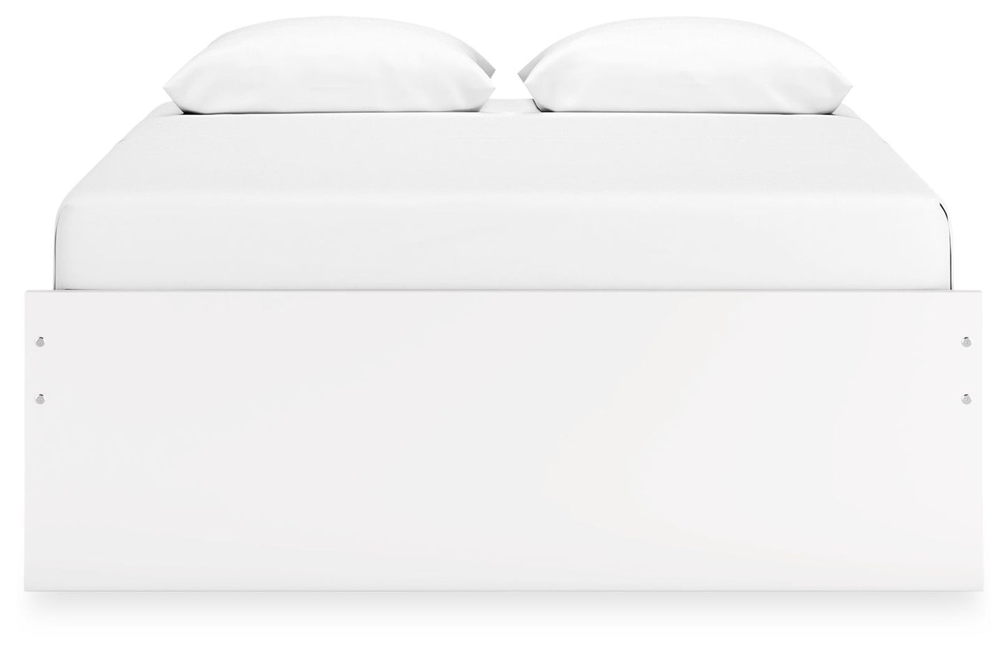 Onita - White - Queen Platform Bed - Hornell Furniture Outlet
