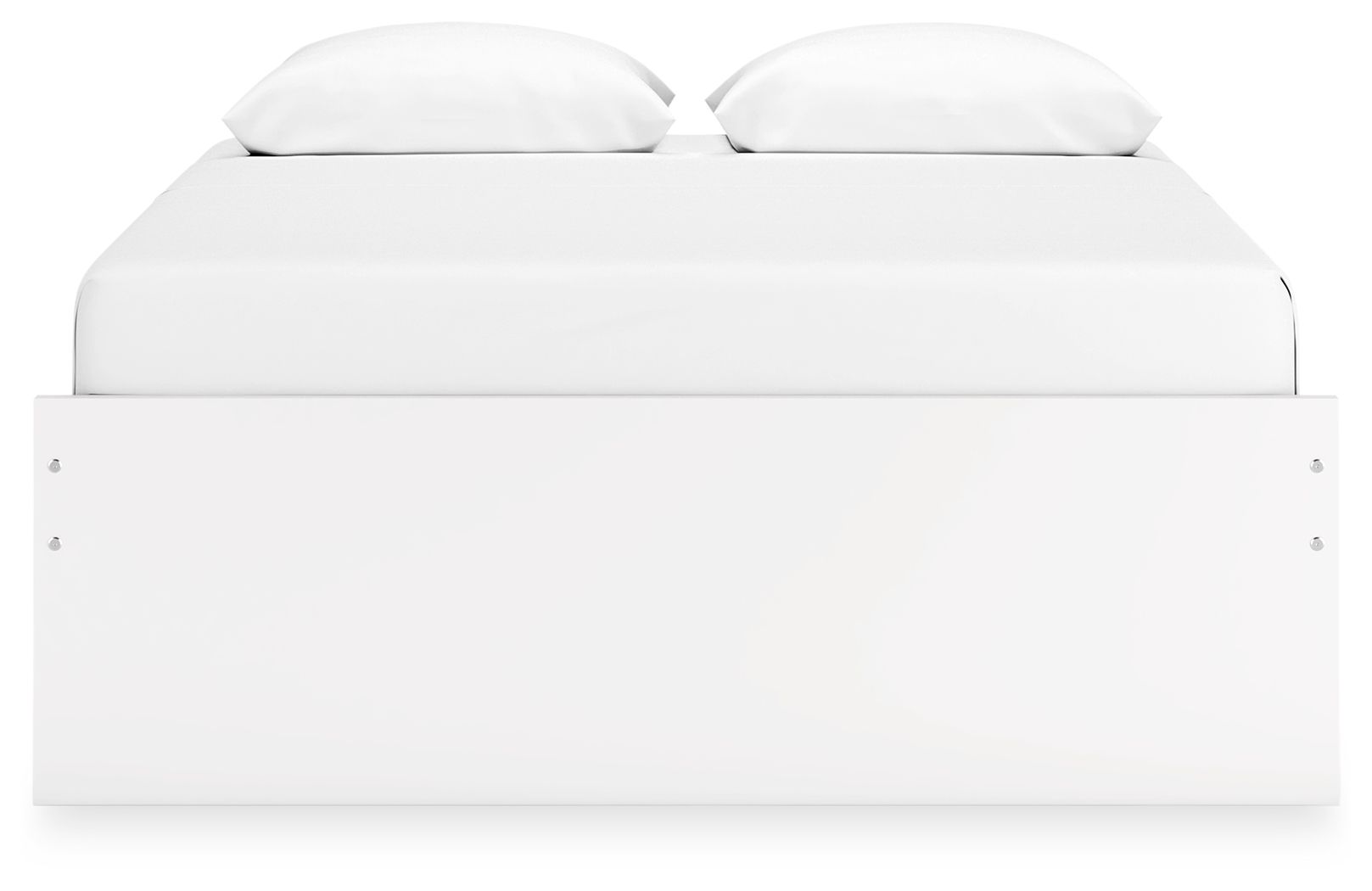 Onita - White - Queen Platform Bed - Hornell Furniture Outlet