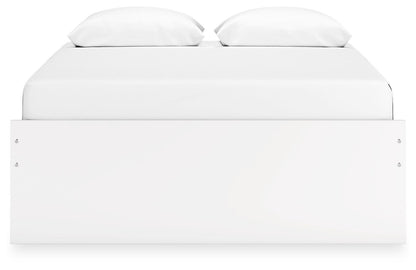 Onita - White - Queen Platform Bed - Hornell Furniture Outlet