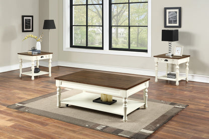 Joanna - Coffee Table - White - Hornell Furniture Outlet