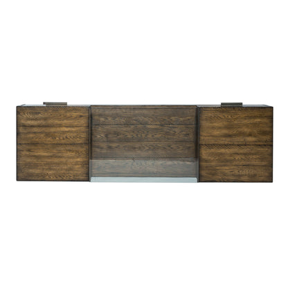 Lennox - Drawer Sofa Table - Dark Brown - Hornell Furniture Outlet