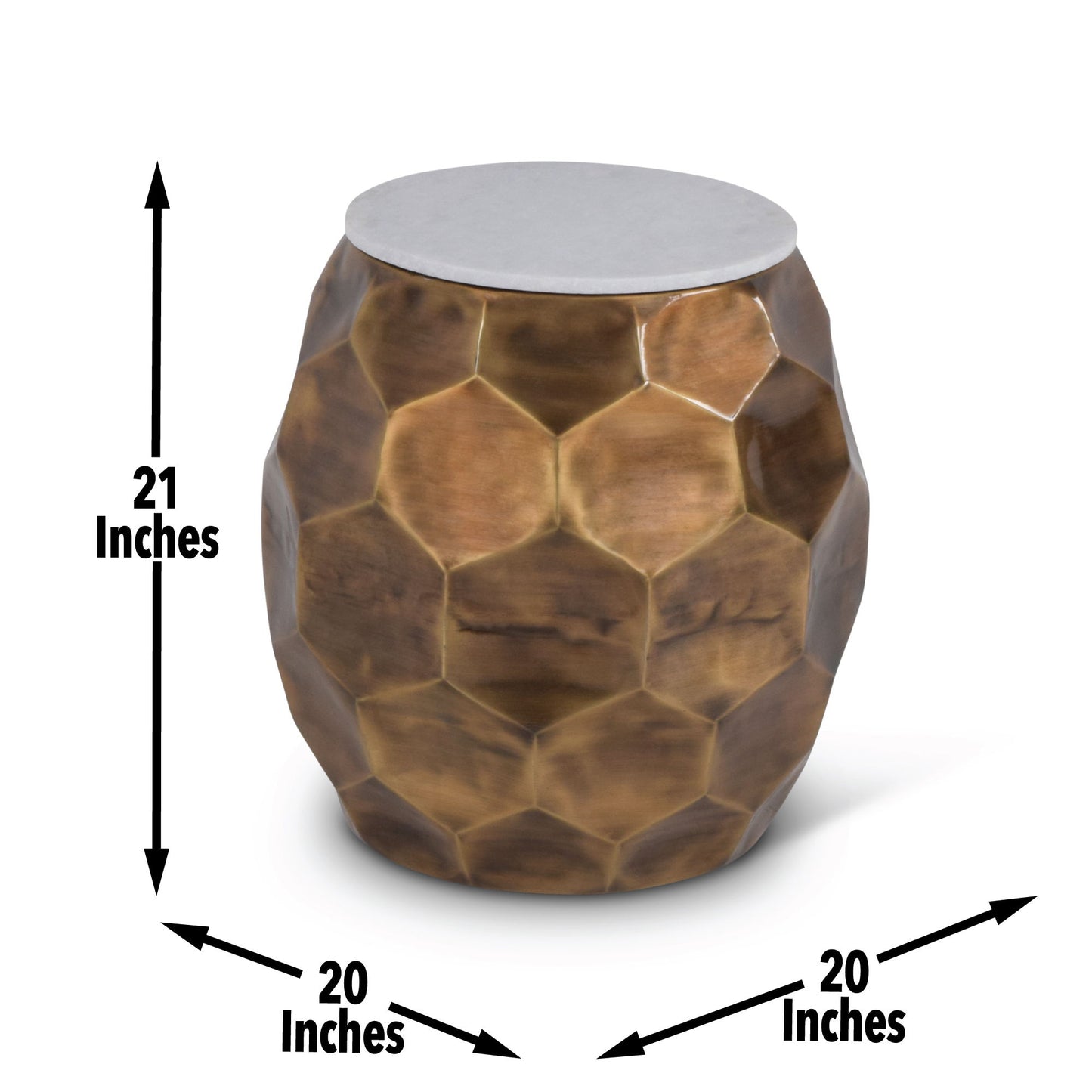 Stomp - Round End Table - Hornell Furniture Outlet
