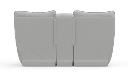 Lenny - Power Lay Flat Reclining Console Loveseat - Hornell Furniture Outlet