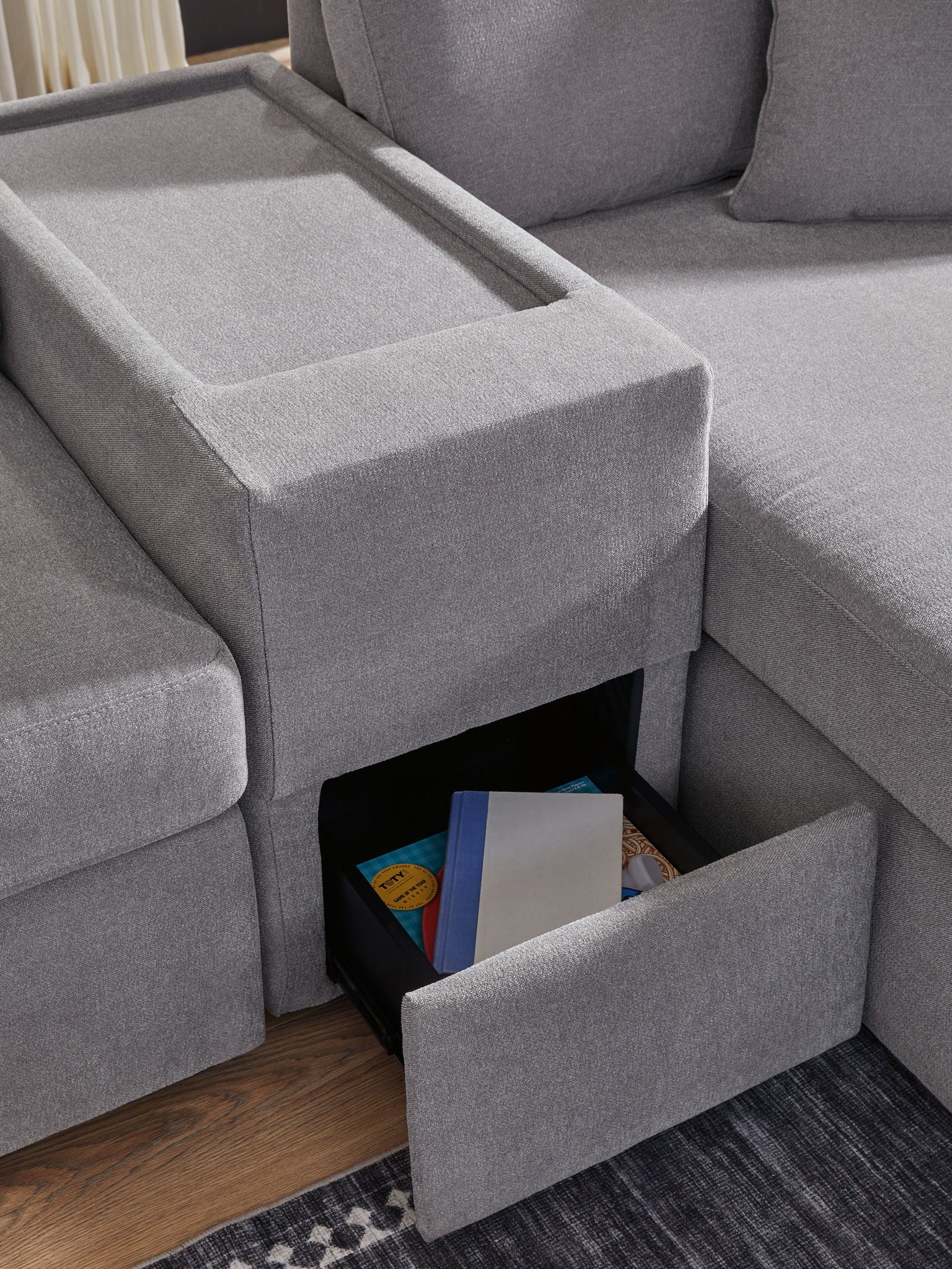 Modmax - Granite - Sectional - Hornell Furniture Outlet