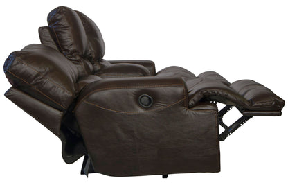 Wembley - Lay Flat Reclining Console Loveseat - Hornell Furniture Outlet
