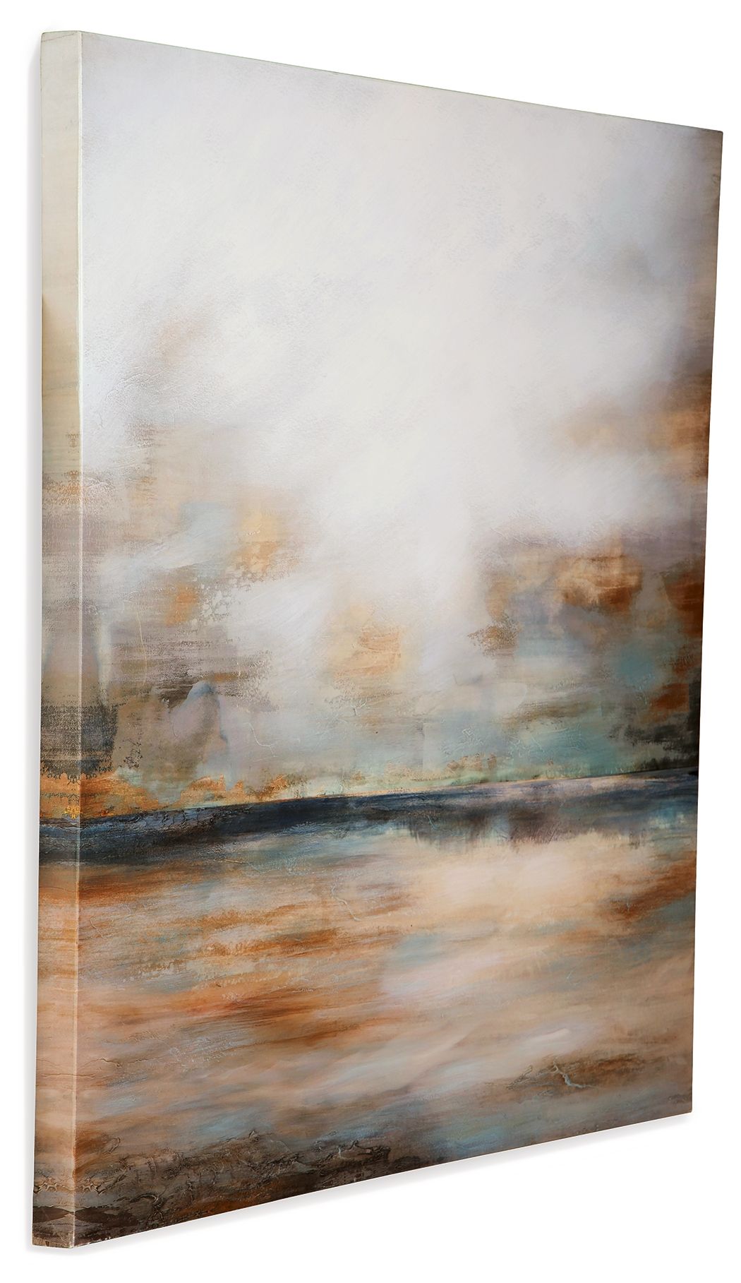Weatheridge - Grey / Gold - Wall Art - Hornell Furniture Outlet