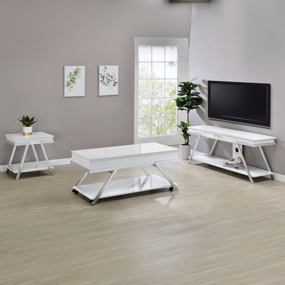 Zena - End Tables - White - Hornell Furniture Outlet