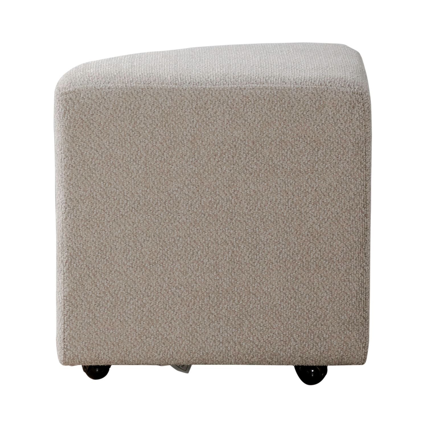 Capri - Upholstered Ottomans (Set of 2) - Brown - Hornell Furniture Outlet