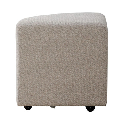 Capri - Upholstered Ottomans (Set of 2) - Brown - Hornell Furniture Outlet