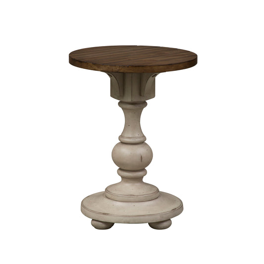 Morgan Creek - Chair Side Table - White - Hornell Furniture Outlet