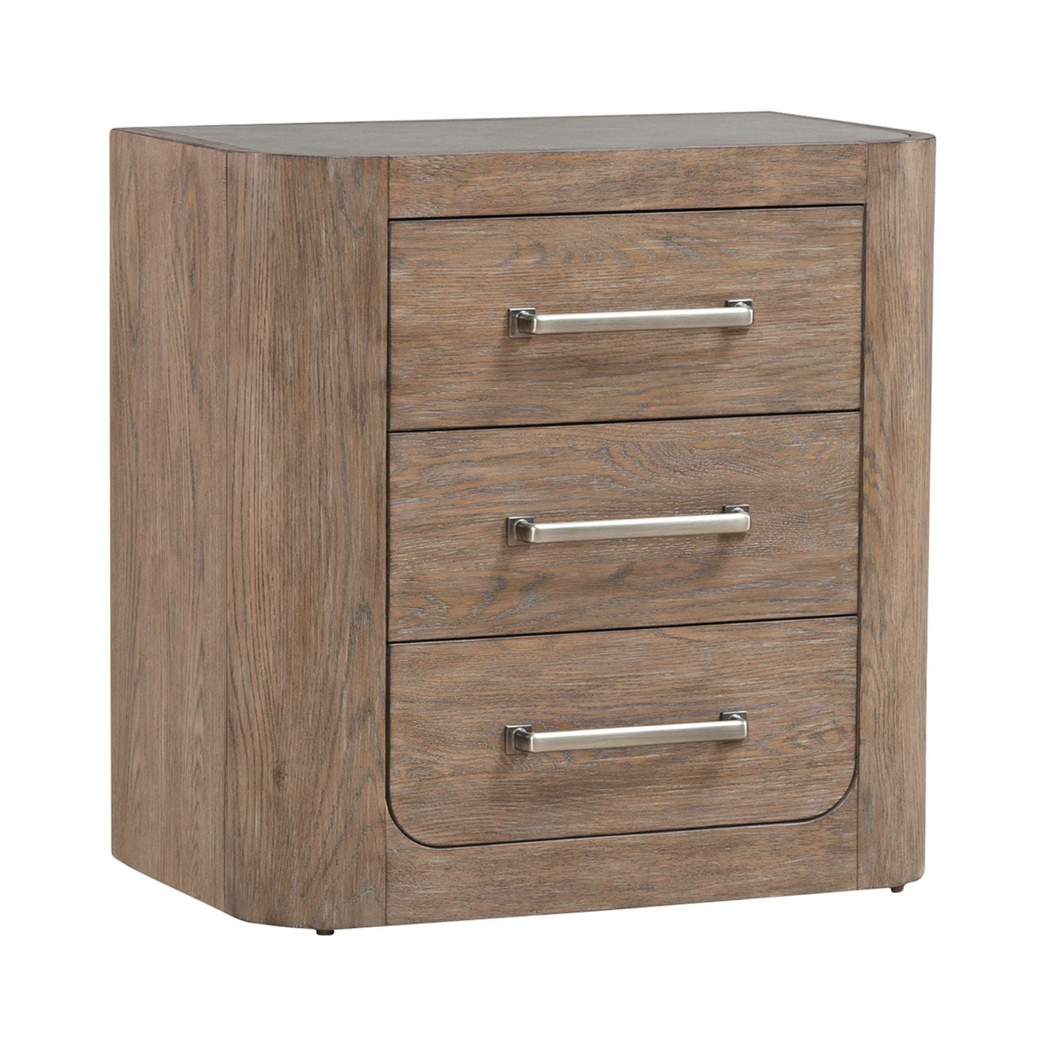 South Bend - Nightstand With Charging Station - Brown - Hornell Furniture Outlet