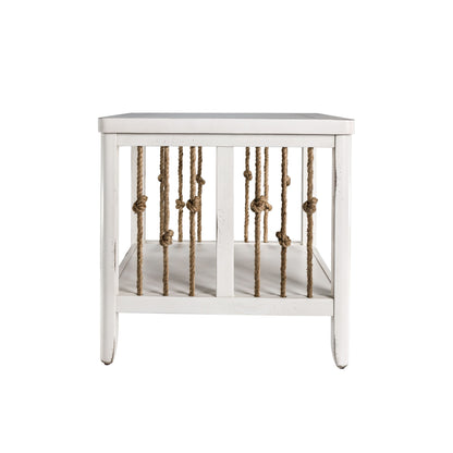 Dockside - End Table - White - Hornell Furniture Outlet