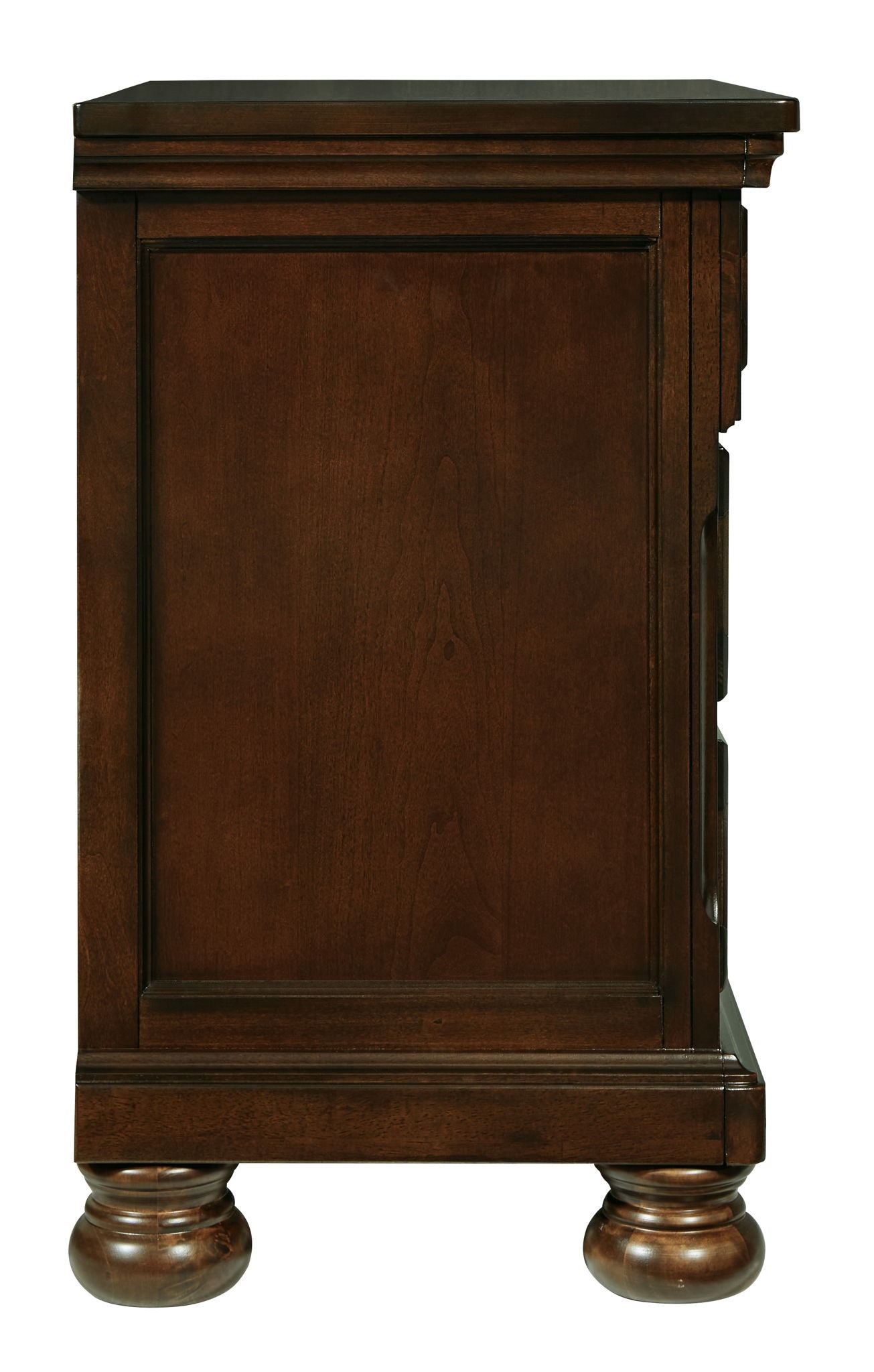 Porter - Dark Brown - Two Drawer Night Stand - Hornell Furniture Outlet