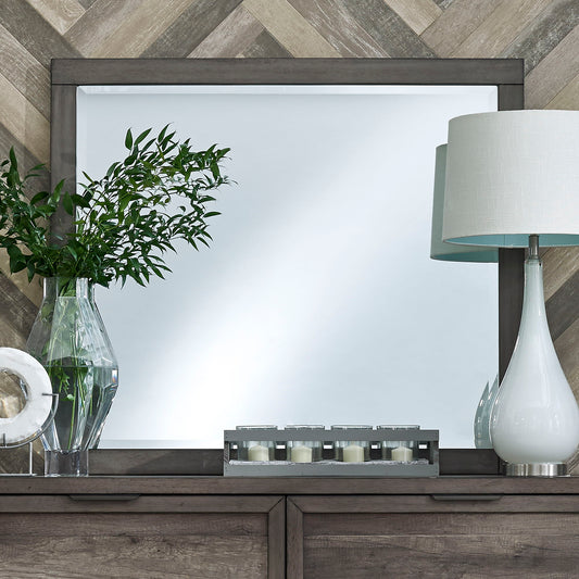 Tanners Creek - Mirror - Dark Gray - Hornell Furniture Outlet