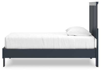 Simmenfort - Platform Bed With Panel Headboard - Hornell Furniture Outlet