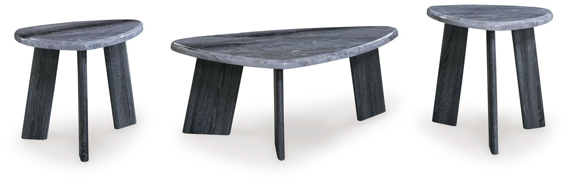 Bluebond - Gray - Occasional Table Set (Set of 3) - Hornell Furniture Outlet