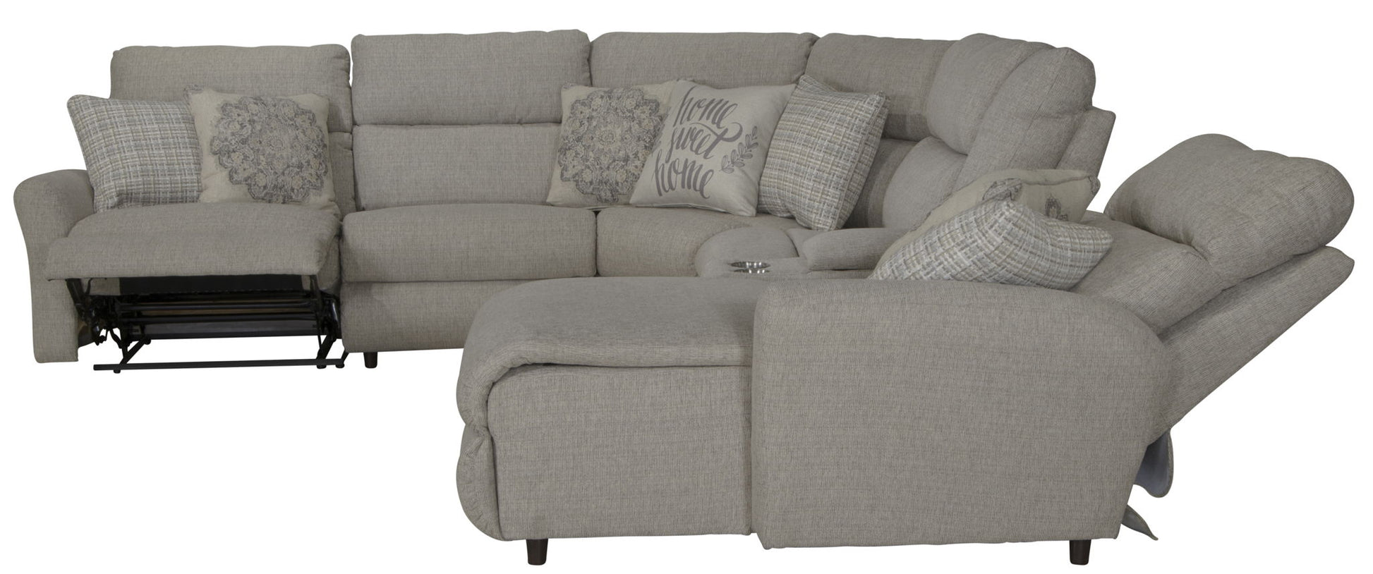 McPherson - Reclining Sectional - Hornell Furniture Outlet