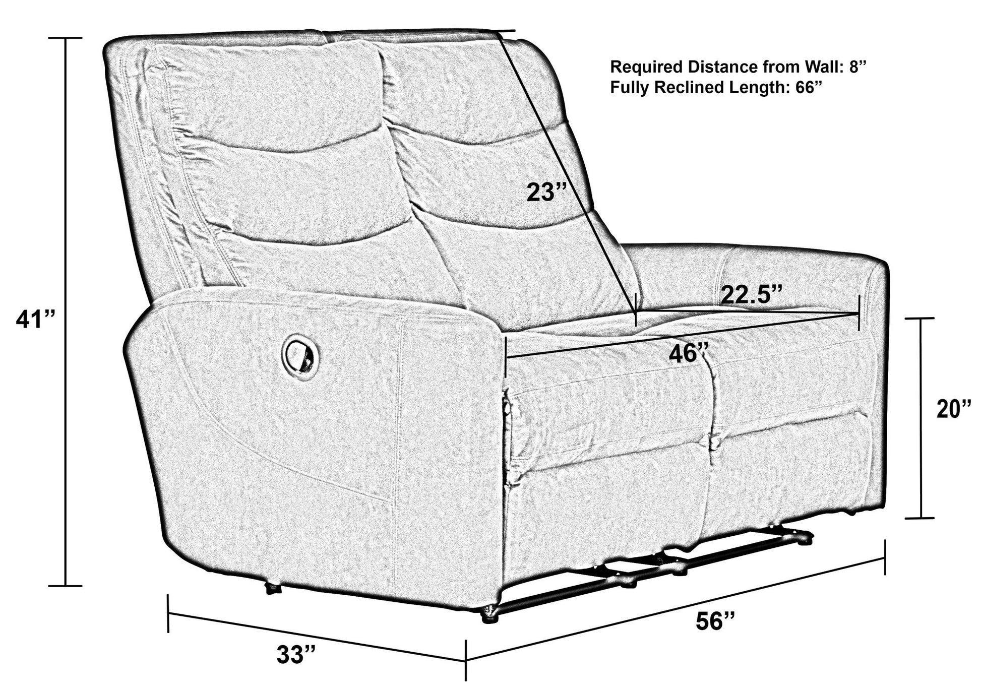 Gill - Reclining Loveseat - Hornell Furniture Outlet