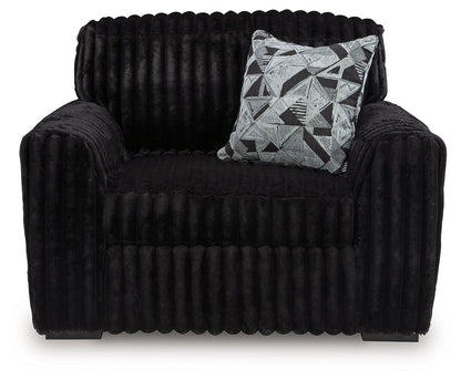 Midnight - Madness - Chair And A Half - Hornell Furniture Outlet