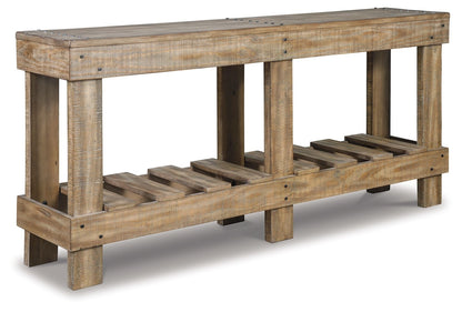 Susandeer - Console Sofa Table - Brown - Hornell Furniture Outlet