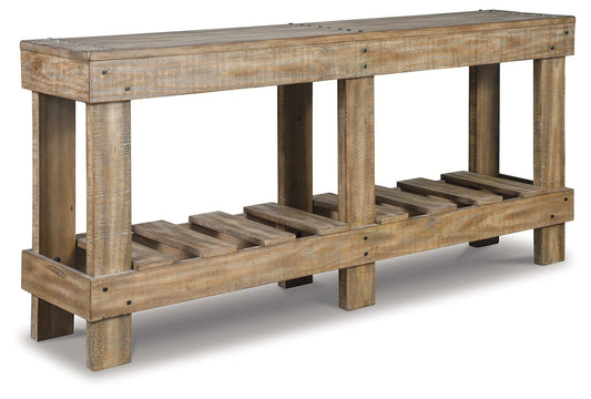 Susandeer - Console Sofa Table - Brown - Hornell Furniture Outlet