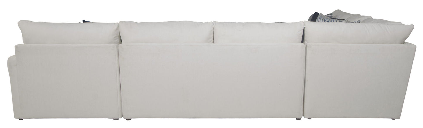 Polaris - Sectional With Comfort Coil Seating, 9 Included Accent Pillows And Included Cocktail Ottoman - Hornell Furniture Outlet