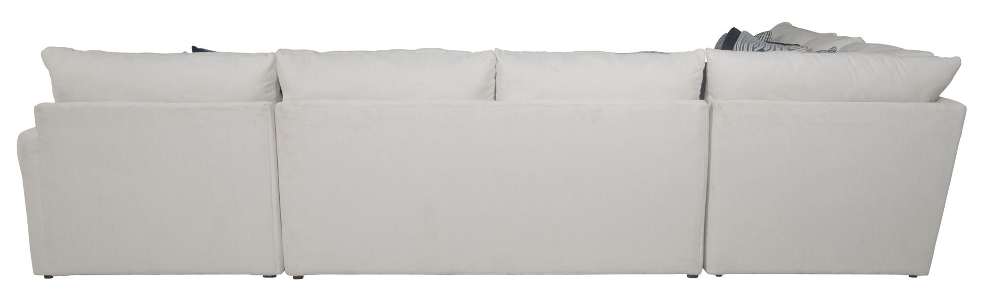 Polaris - Sectional With Comfort Coil Seating, 9 Included Accent Pillows And Included Cocktail Ottoman - Hornell Furniture Outlet