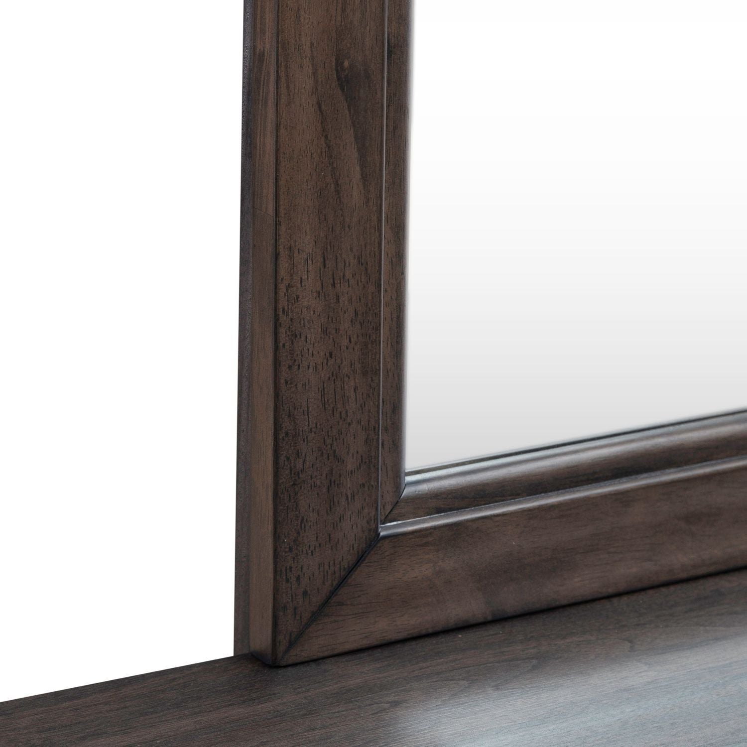 Modern Edge - Dresser & Mirror - Brown - Hornell Furniture Outlet