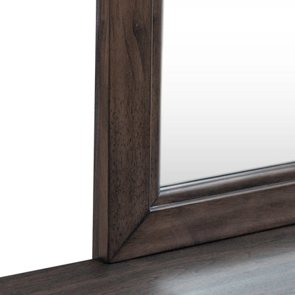 Modern Edge - Dresser & Mirror - Brown - Hornell Furniture Outlet
