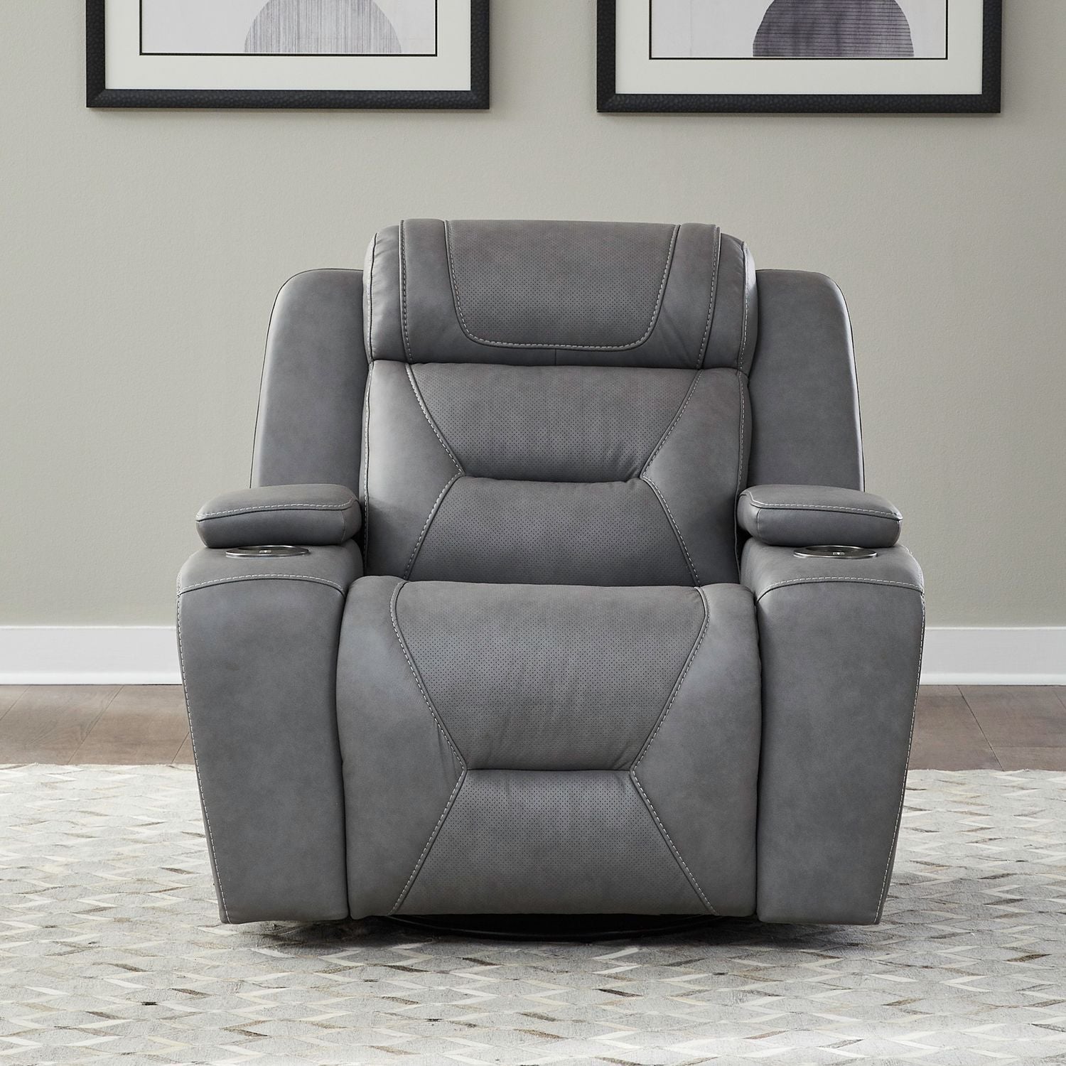 Chapman - Swivel Glider Recliner P2 - Hornell Furniture Outlet