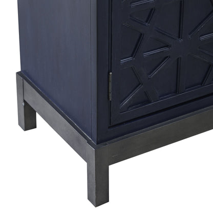 Braxton - Accent Cabinet - Azure Blue - Hornell Furniture Outlet