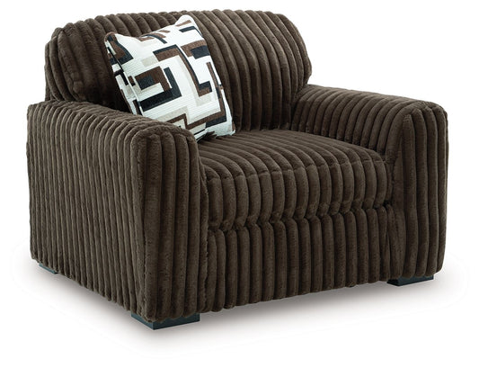Midnight - Madness - Chair And A Half - Hornell Furniture Outlet