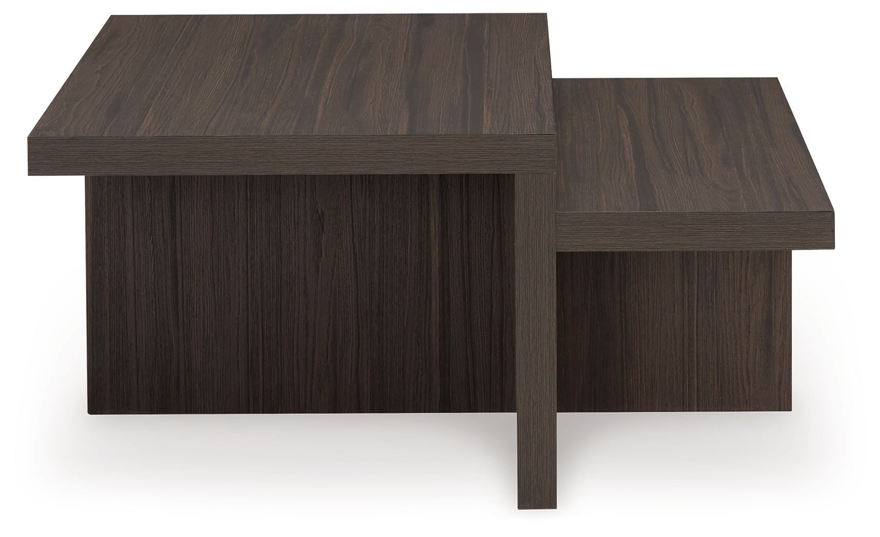 Zendex - Brown - Occasional Table Set (Set of 2) - Hornell Furniture Outlet