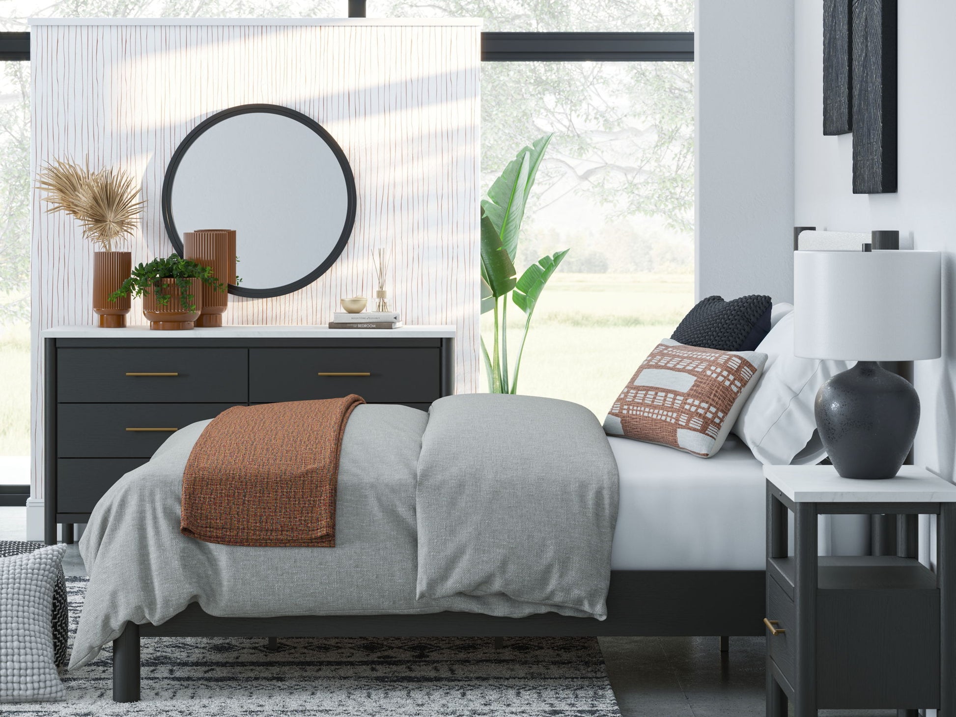 Cadmori - Upholstered Panel Bed - Hornell Furniture Outlet