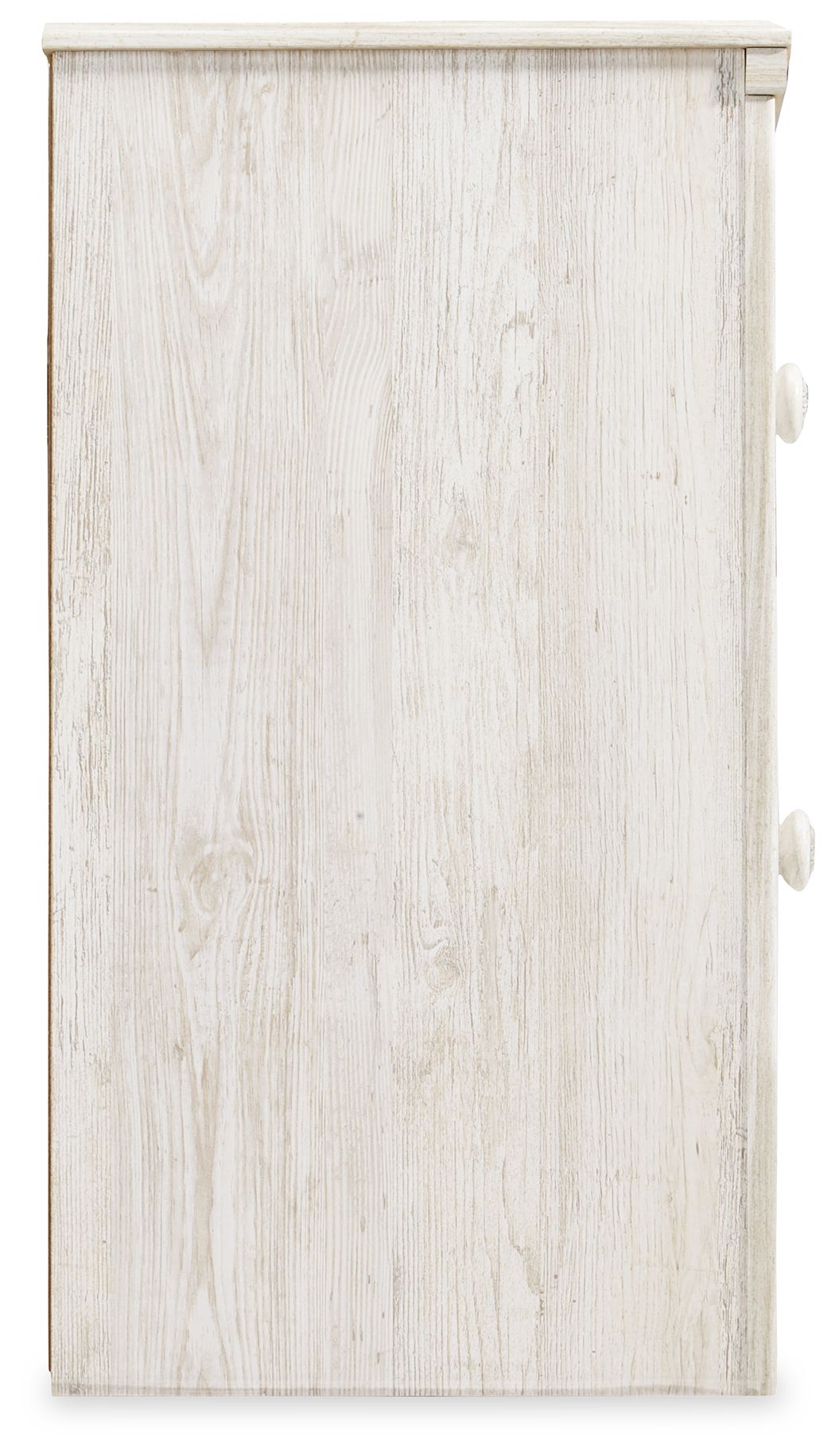 Paxberry - Two Drawer Night Stand - Whitewash - Hornell Furniture Outlet