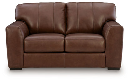 Brogliano - Loveseat - Canyon - Hornell Furniture Outlet