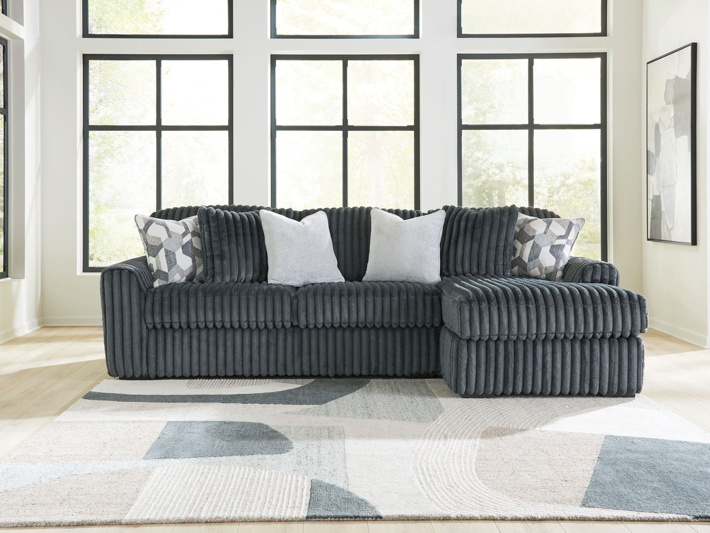 Midnight - Madness - Sectional - Hornell Furniture Outlet