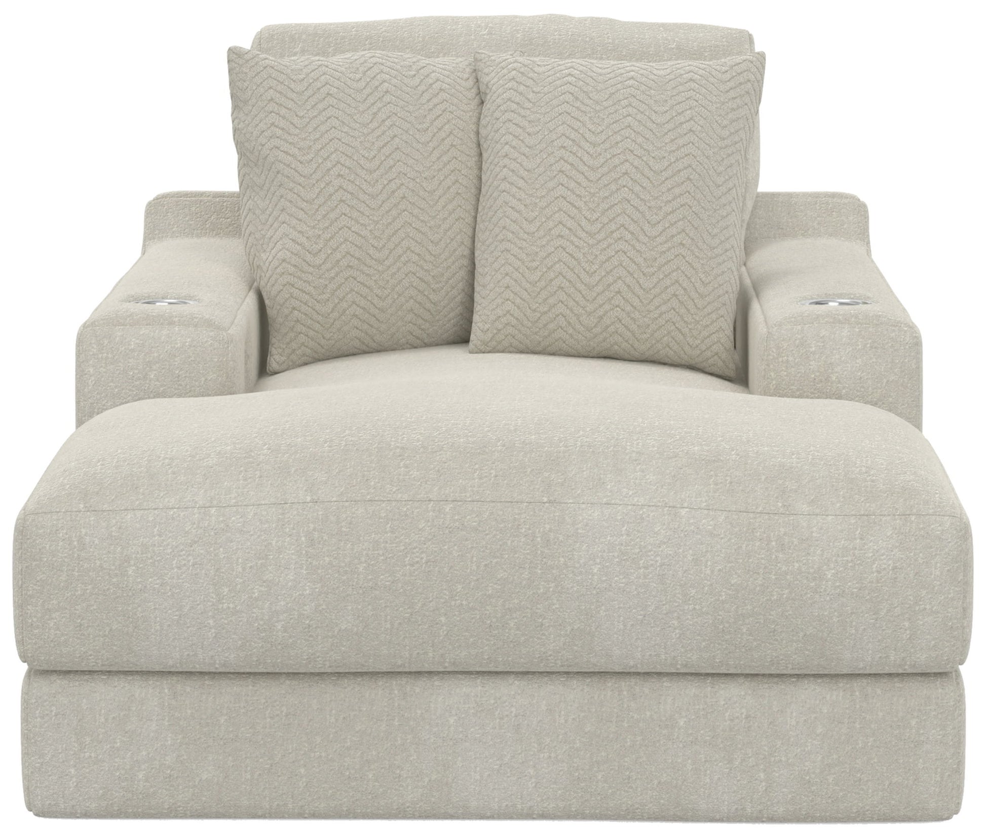Cozy - Chaise With USB - Hornell Furniture Outlet