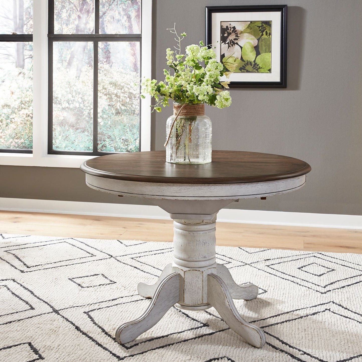 Carolina Crossing - Pedestal Table - Hornell Furniture Outlet