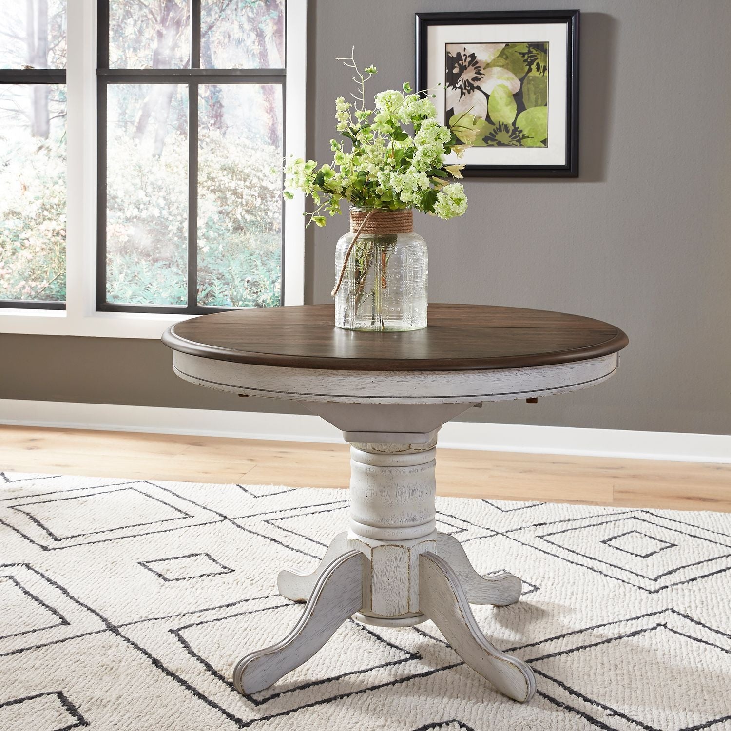 Carolina Crossing - Pedestal Table - Hornell Furniture Outlet