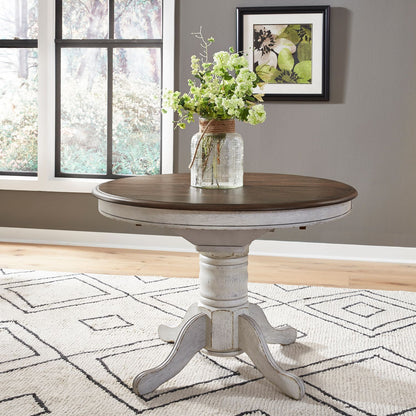 Carolina Crossing - Pedestal Table - Hornell Furniture Outlet