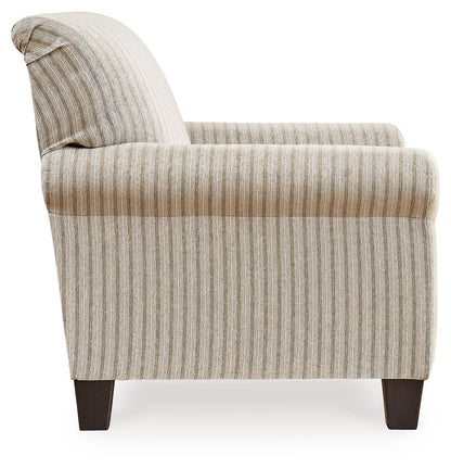 Valerani - Sandstone - Sofa, Loveseat, Accent Chair - Hornell Furniture Outlet