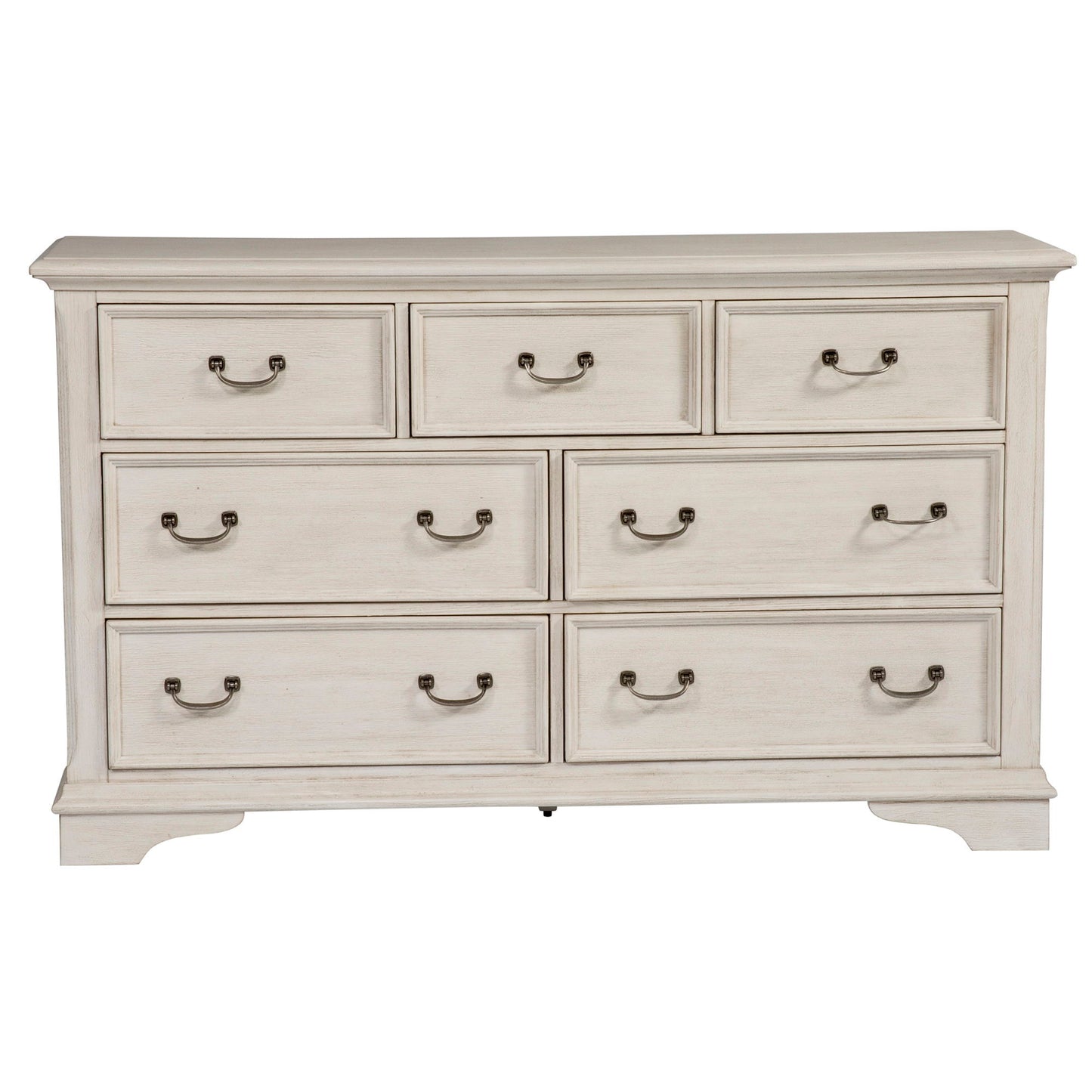Bayside - 7 Drawer Dresser - White - Hornell Furniture Outlet